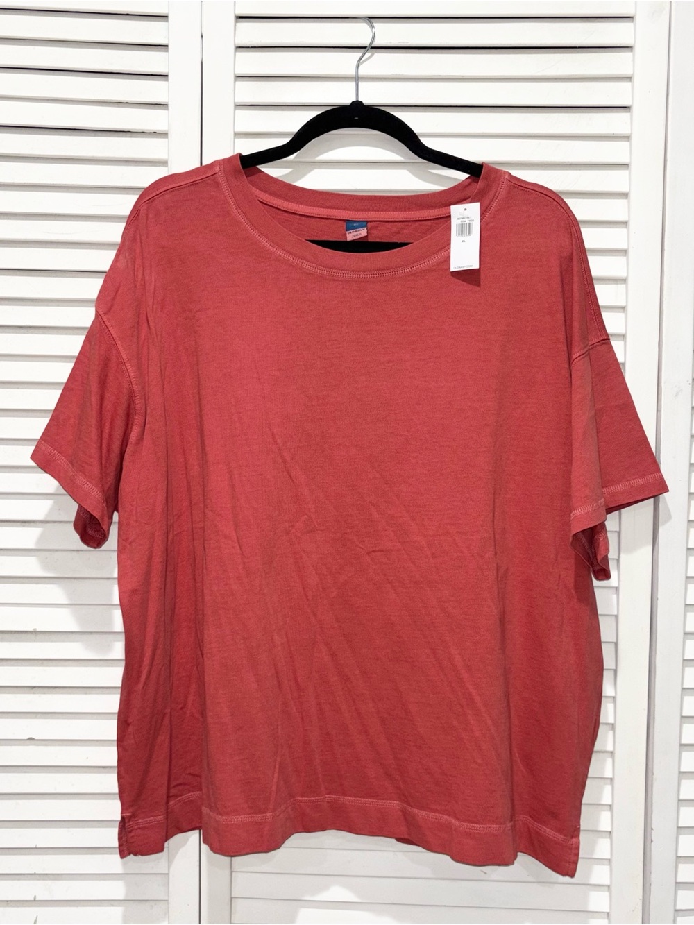 Old Navy Tomato Red Vintage Crew-Neck T-Shirt Size XL
